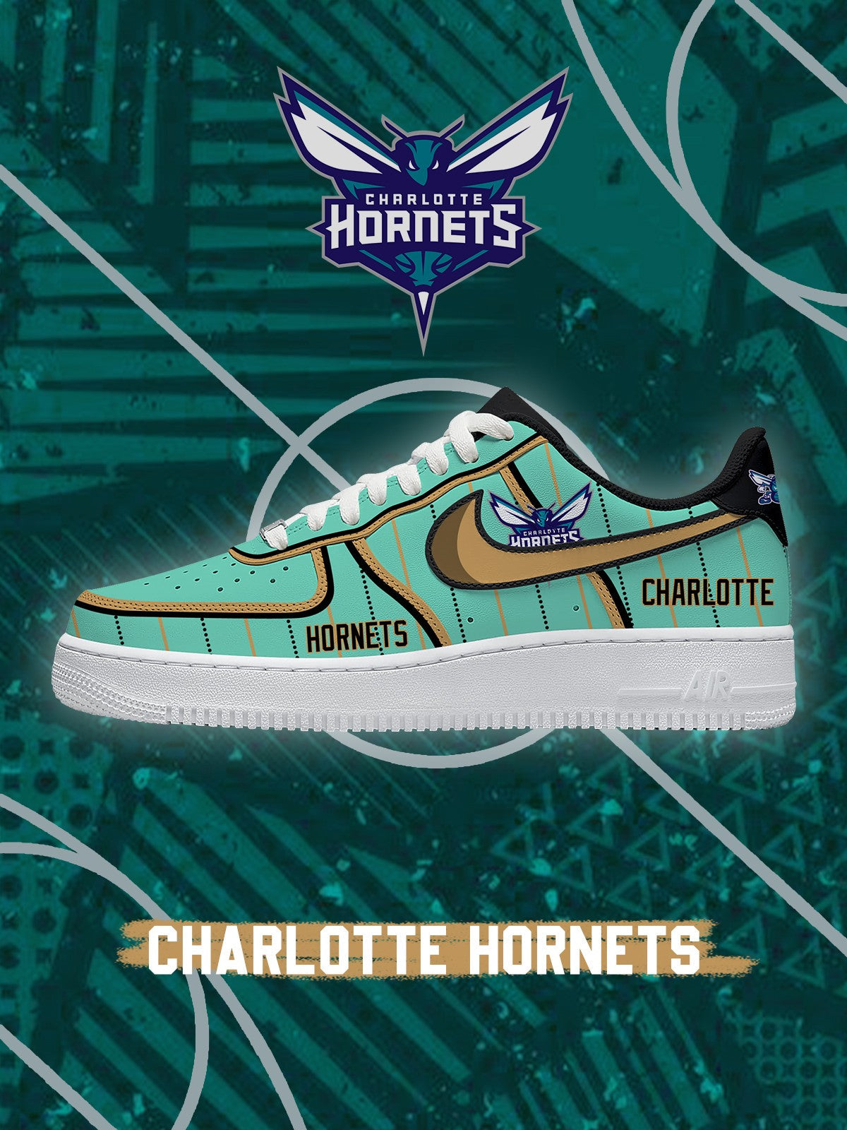Charlotte Basketball V.2 Custom Low-top Sneakers For Fans