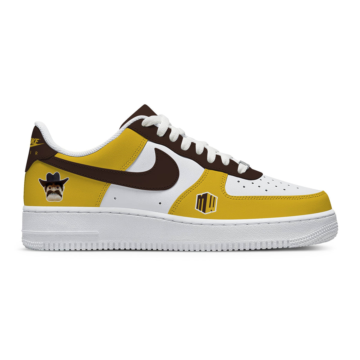 Wyoming College Custom Low-top Sneakers For Fans