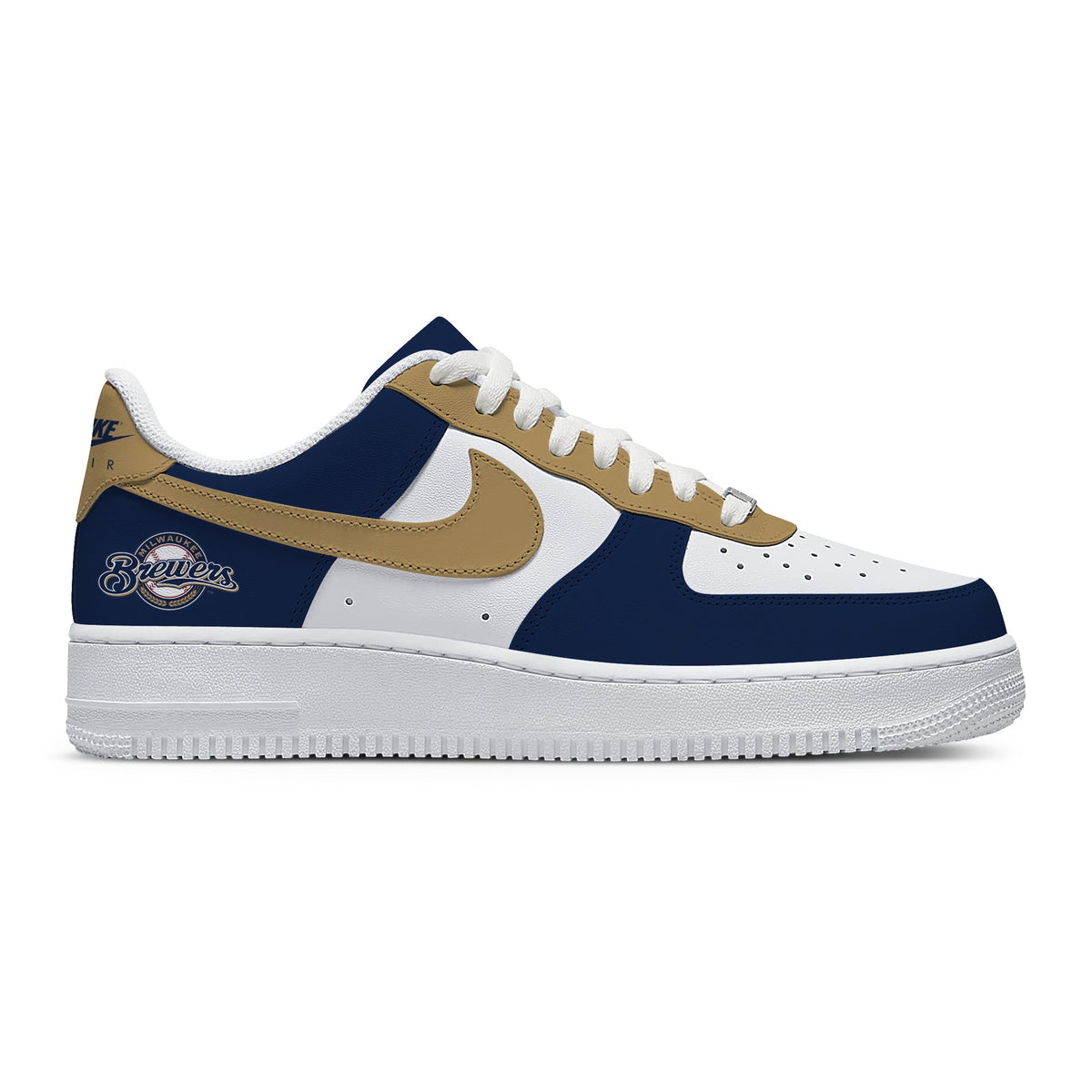 Milwaukee Baseball Custom Low-top Sneakers For Fans