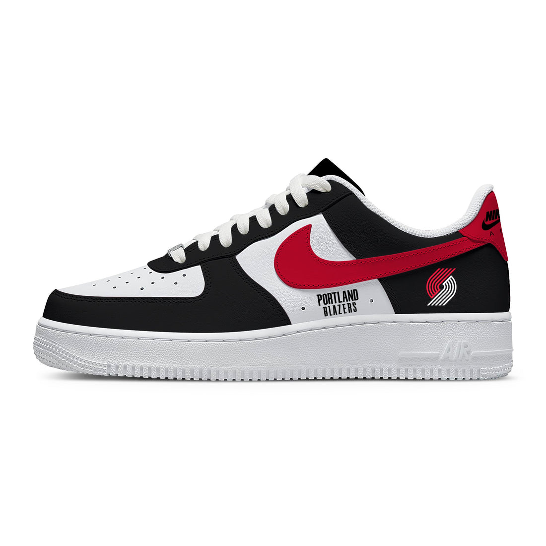 Portland Trail Basketball Custom Low-top Sneakers For Fans-Cuztomshoes