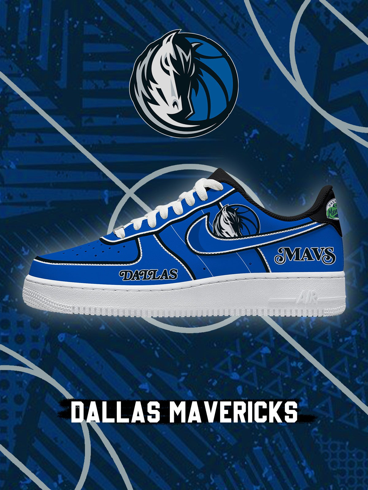 Dallas Basketball V.3 Custom Low-top Sneakers For Fans