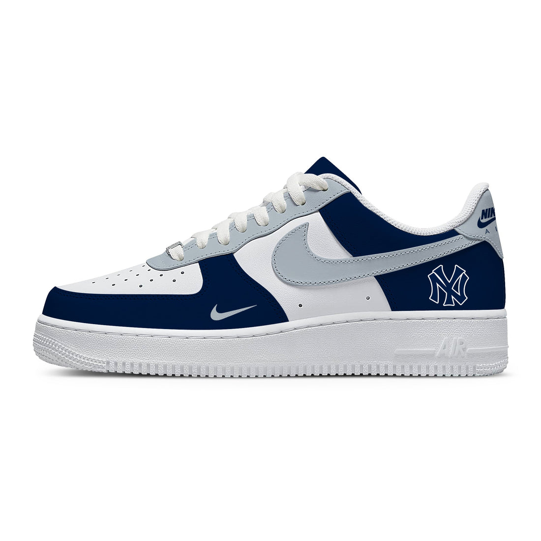 New York Baseball Custom Low-top Sneakers For Fans-Cuztomshoes