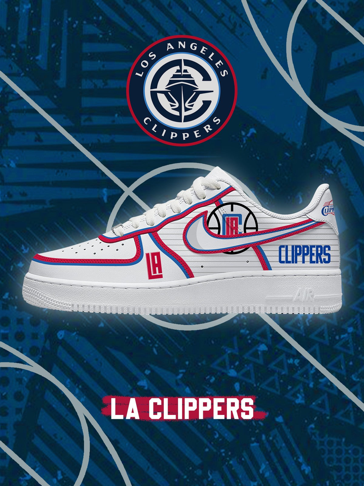 LA Basketball V.3 Custom Low-top Sneakers For Fans