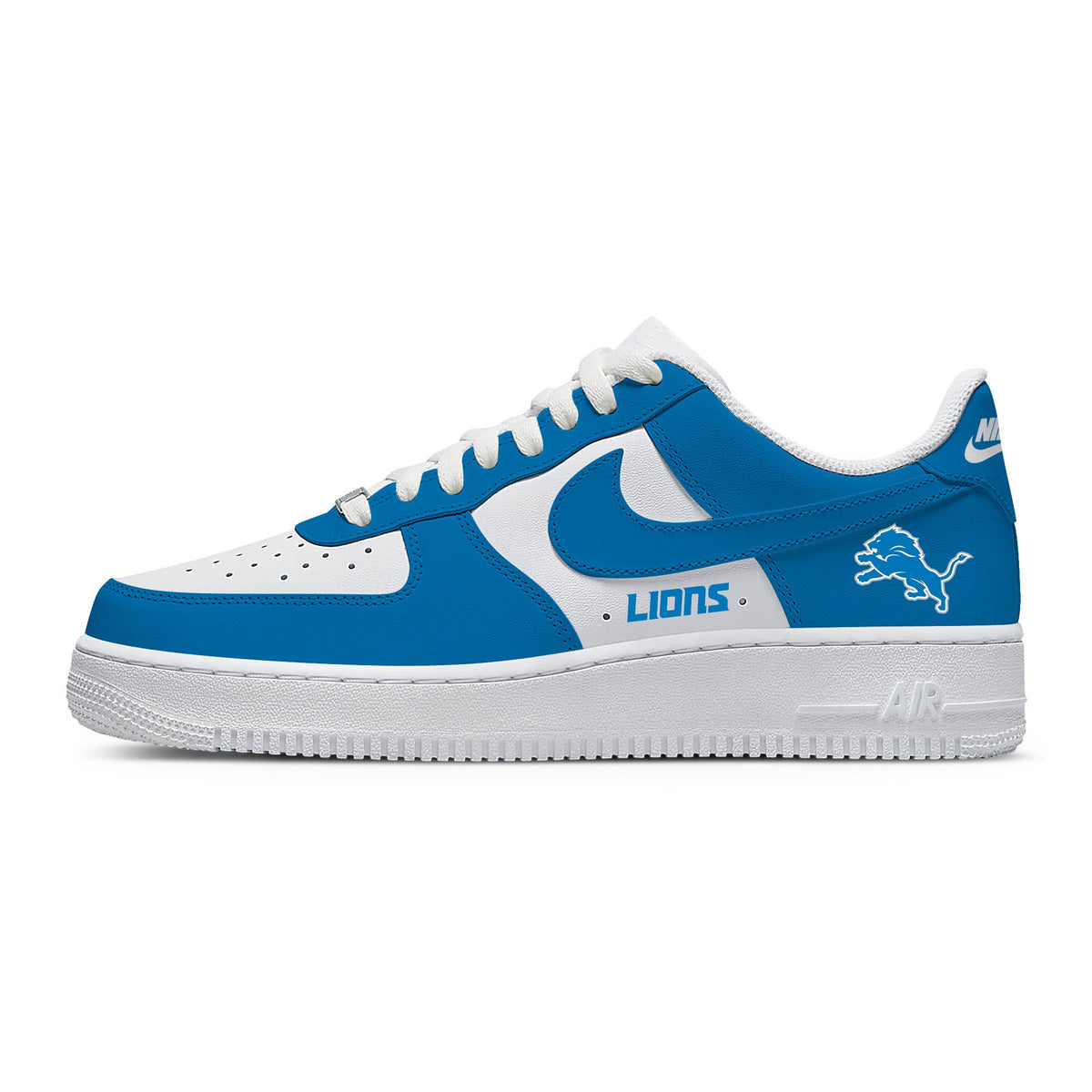 Detroit Custom Low-top Sneakers For Football Fans