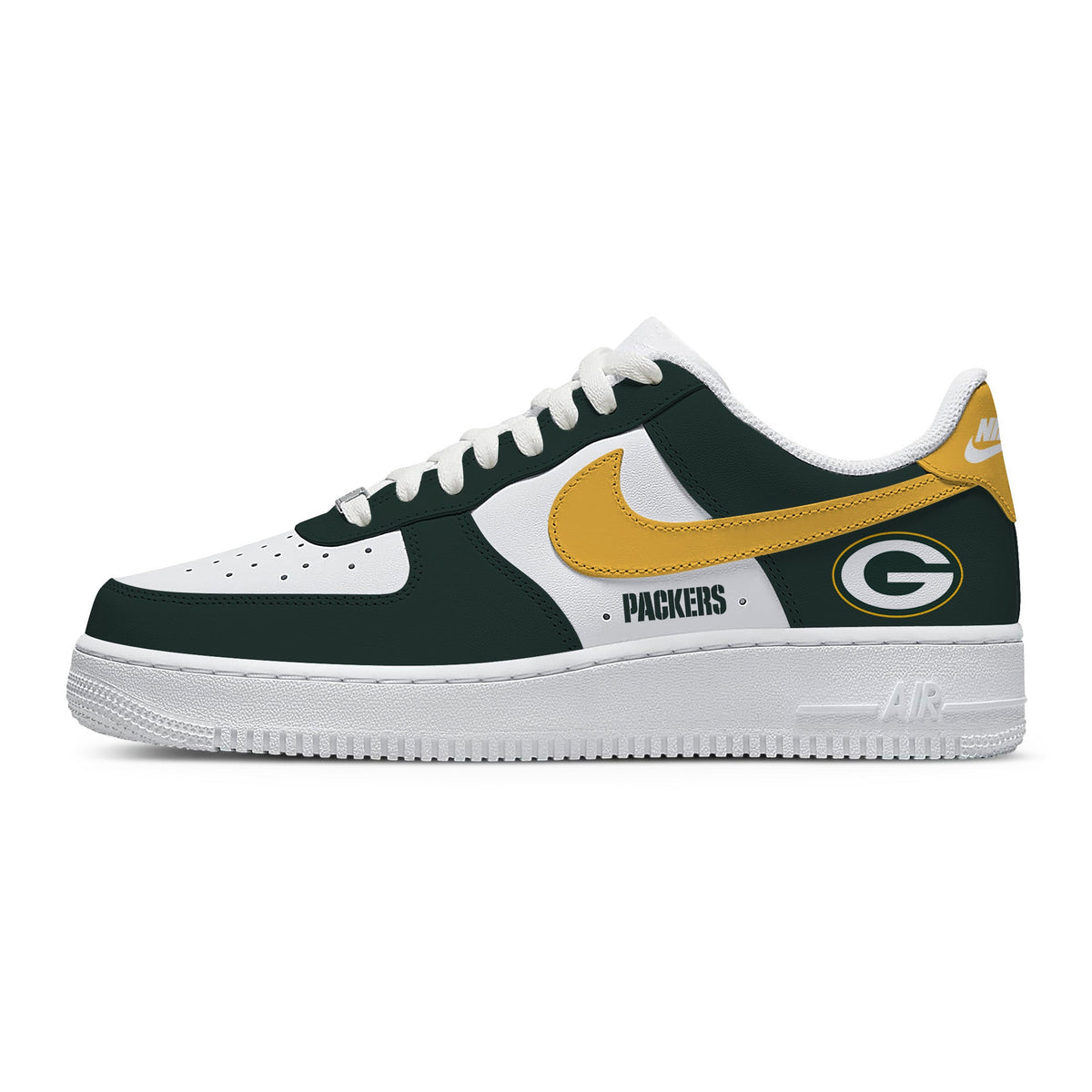 Green Bay Custom Low-top Sneakers For Football Fans