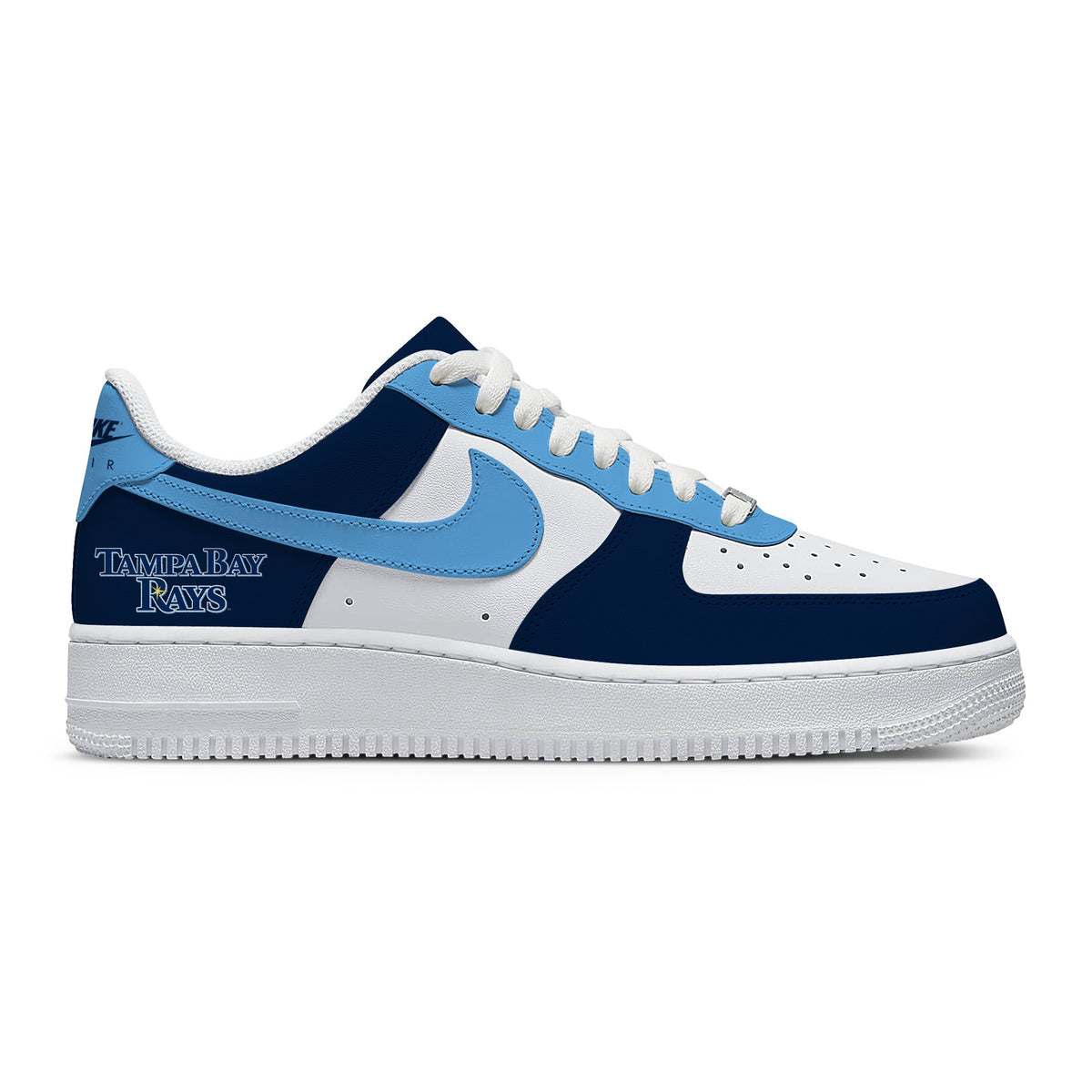 Tampa Bay Baseball Custom Low-top Sneakers For Fans