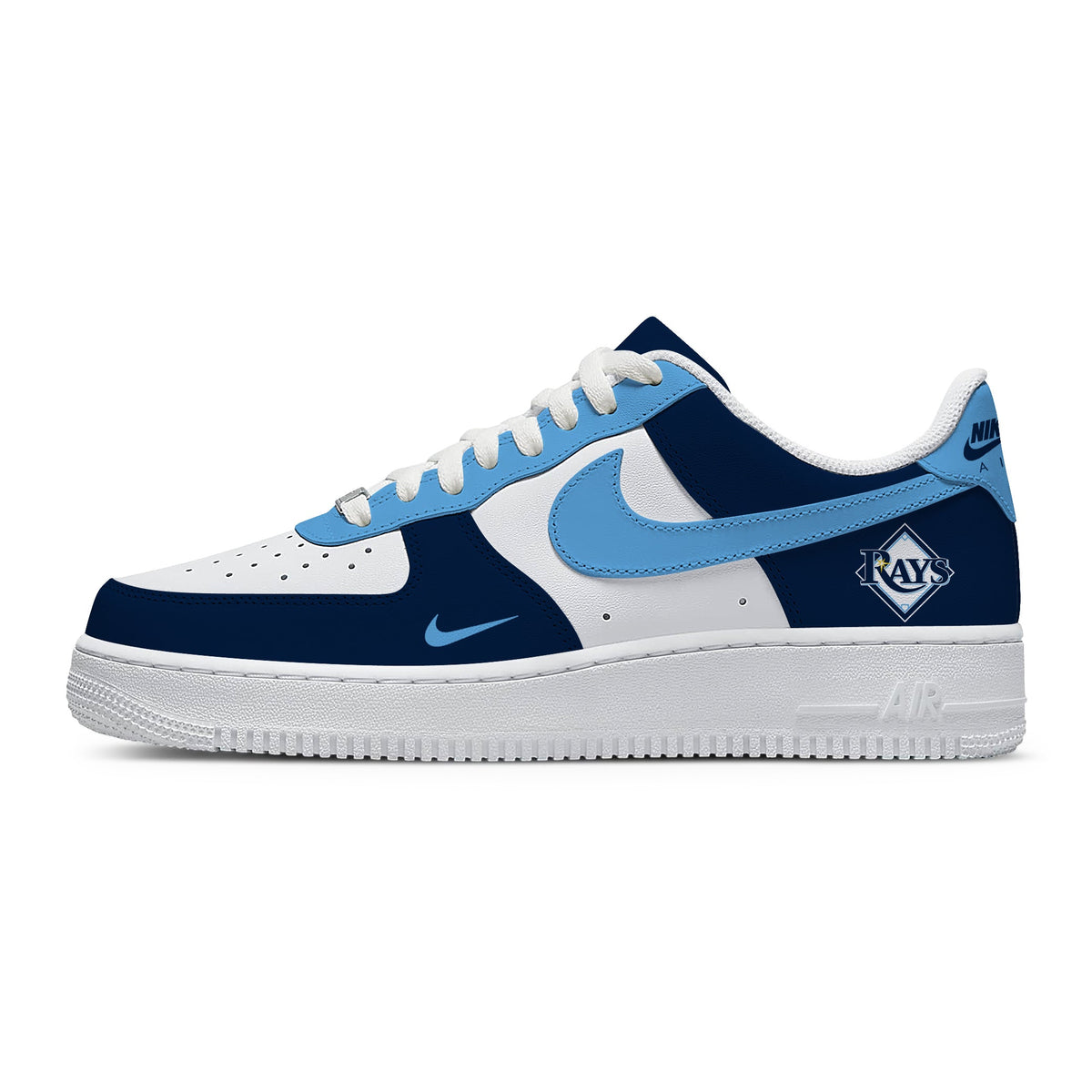 Tampa Bay Baseball Custom Low-top Sneakers For Fans