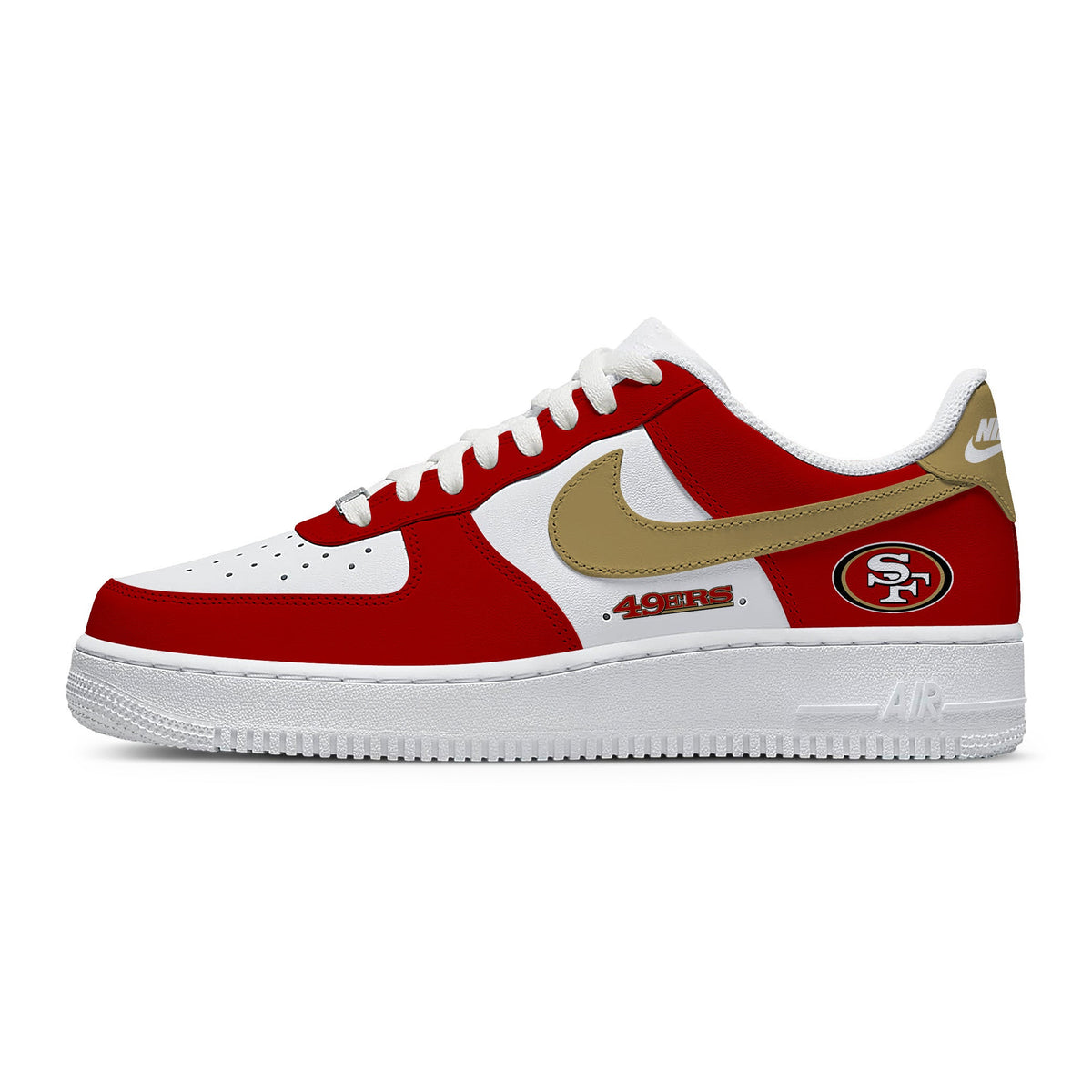 San Francisco Custom Low-top Sneakers For Football Fans