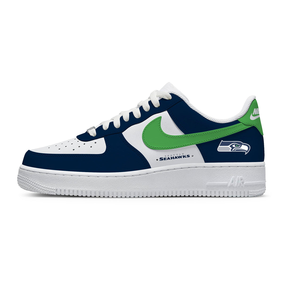 Seattle Custom Low-top Sneakers For Football Fans