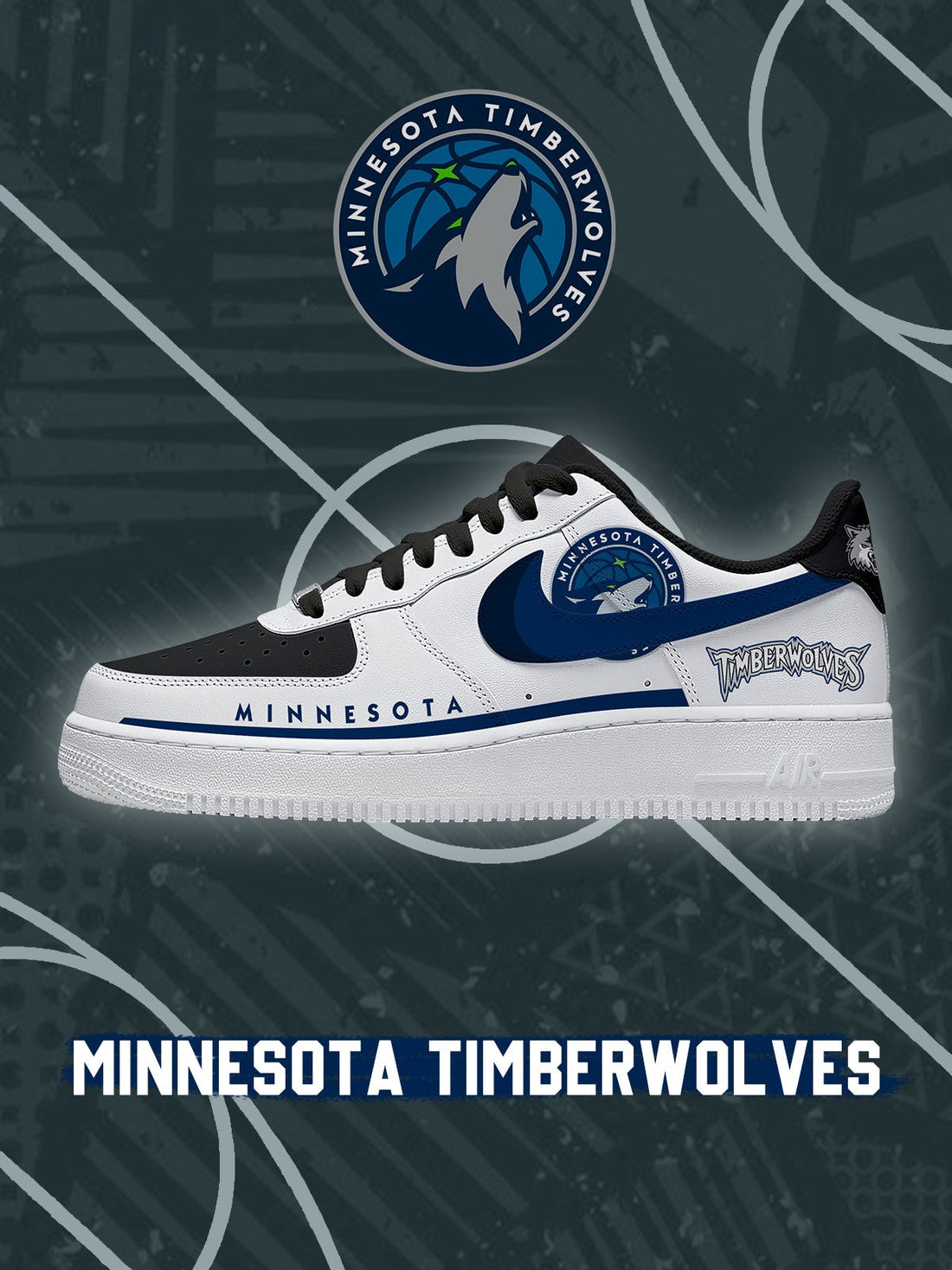 Minnesota Basketball V.2 Custom Low-top Sneakers For Fans-Cuztomshoes