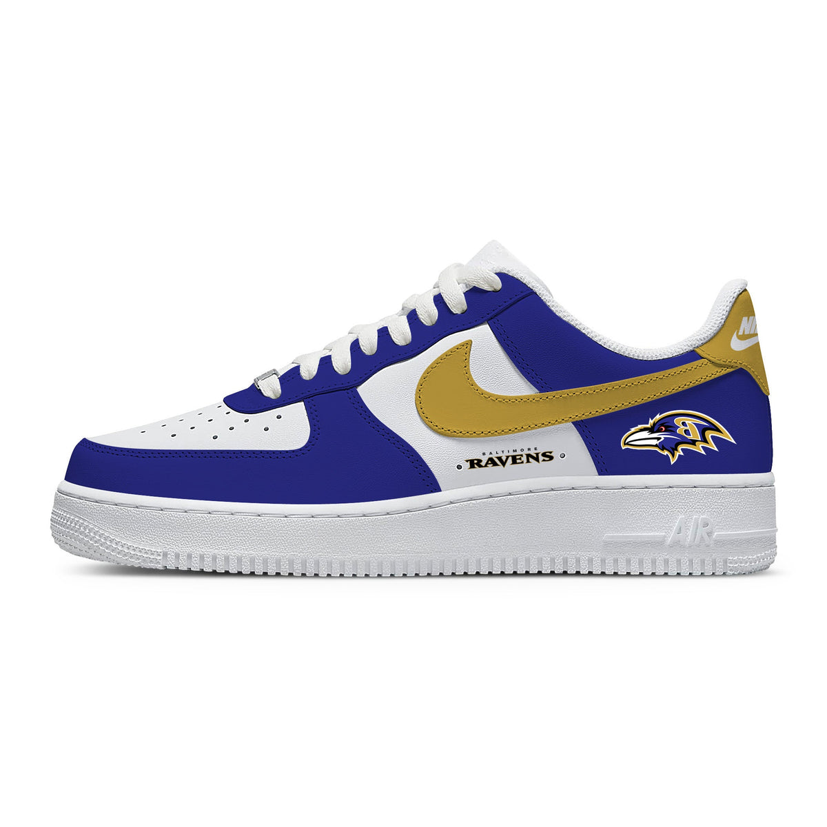 Baltimore Custom Low-top Sneakers For Football Fans
