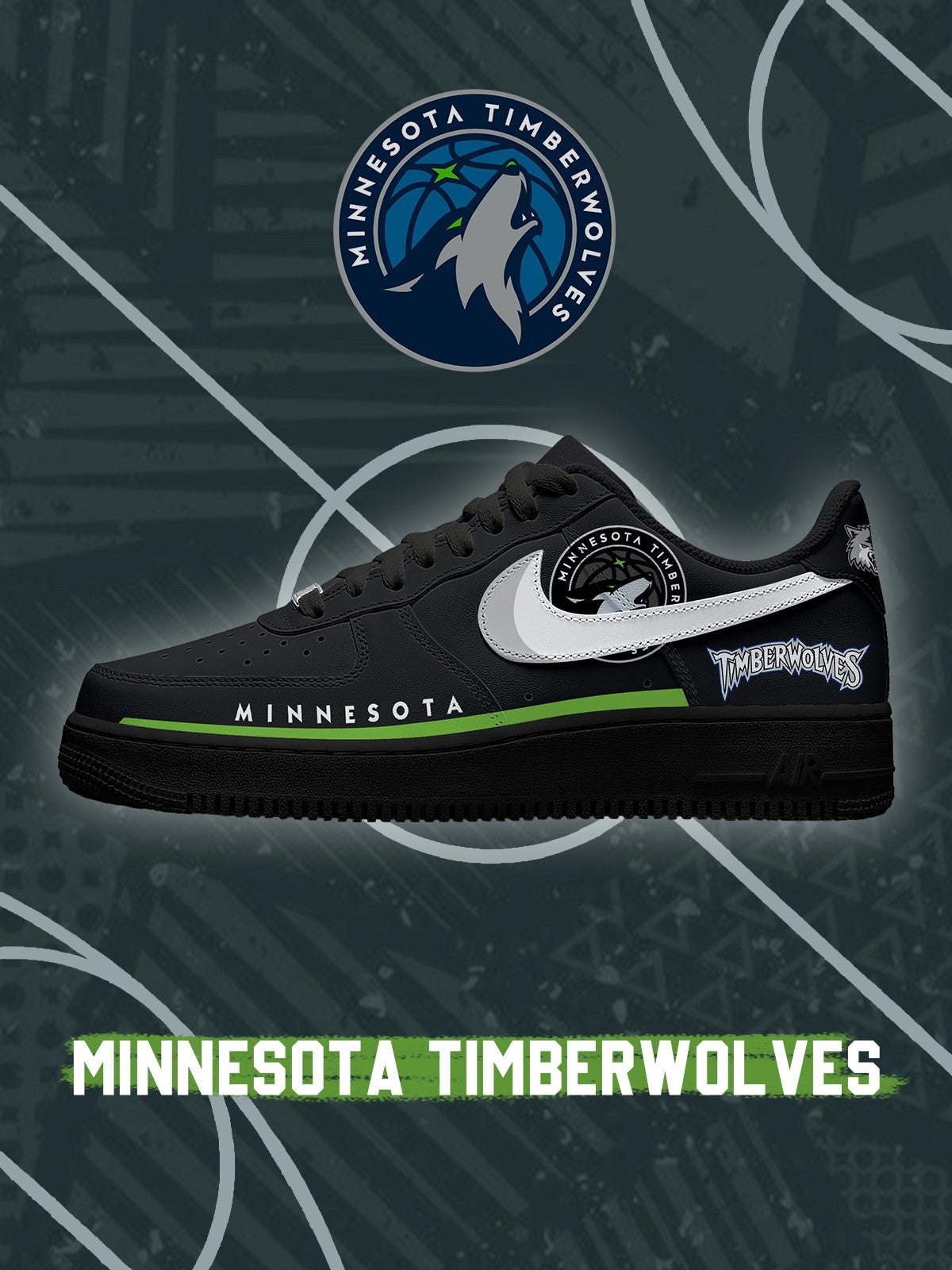 Minnesota Basketball V.4 Custom Low-top Sneakers For Fans
