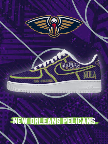 New Orleans Basketball V.2 Custom Low-top Sneakers For Fans