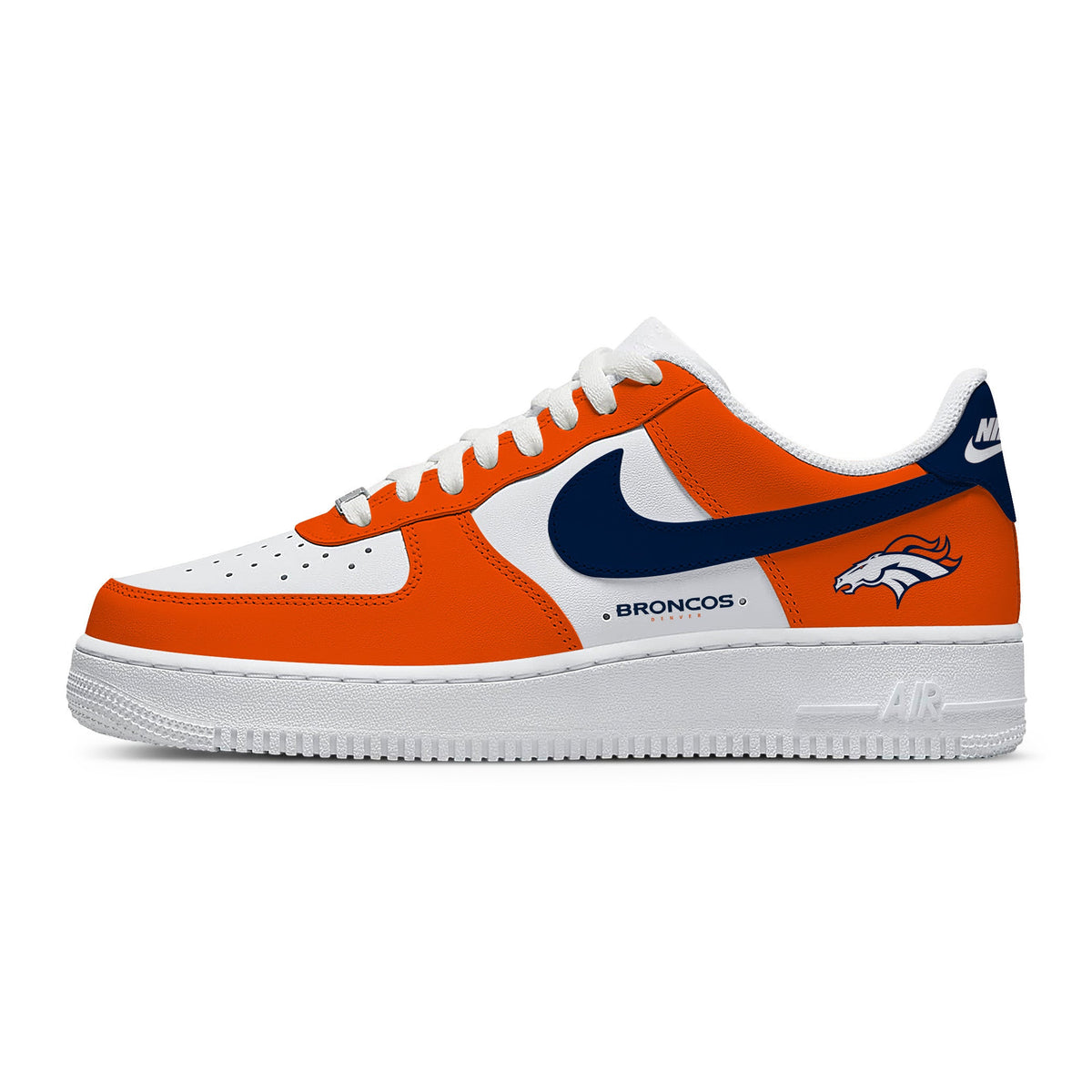 Denver Custom Low-top Sneakers For Football Fans