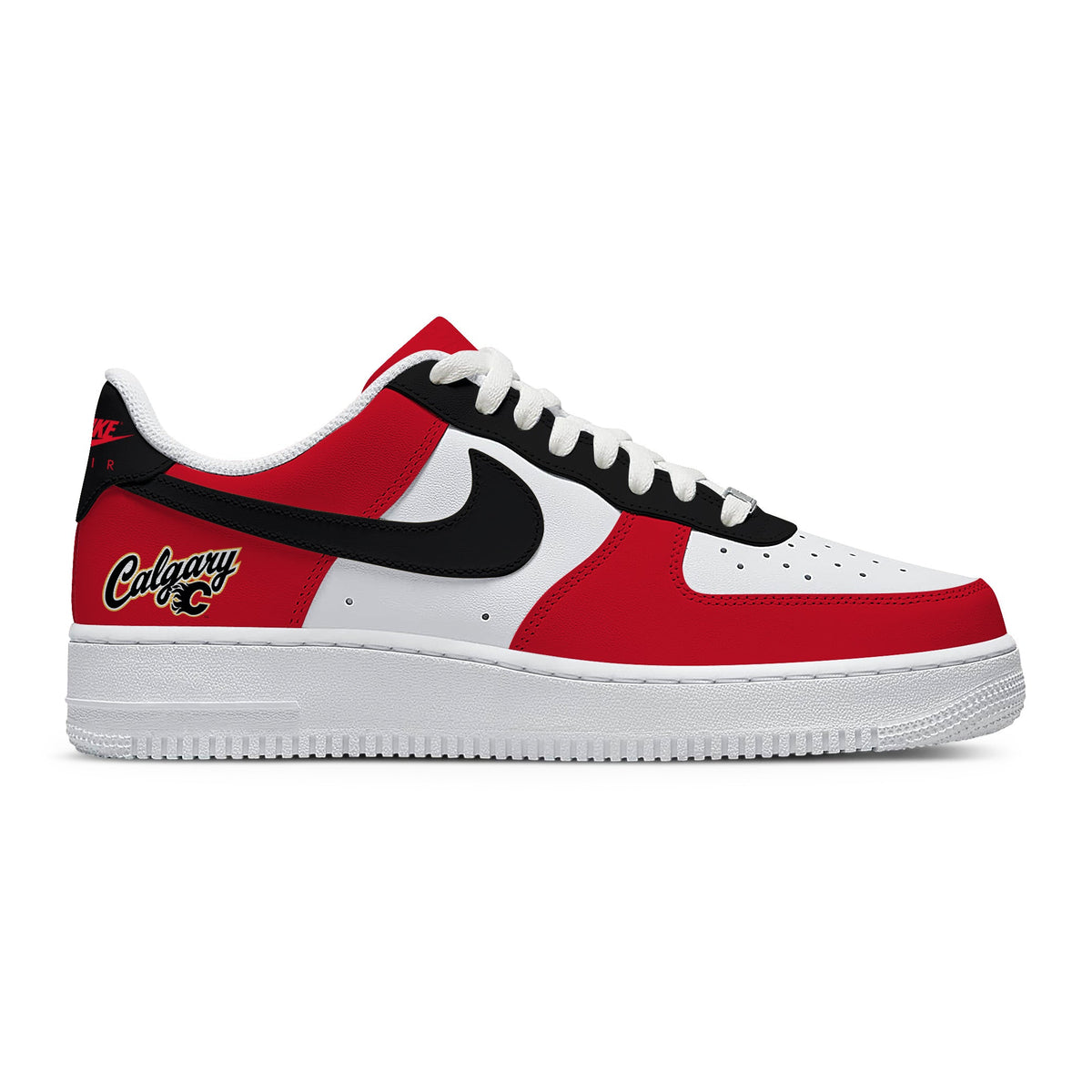 Calgary Hockey V.1 Custom Low-top Sneakers For Fans