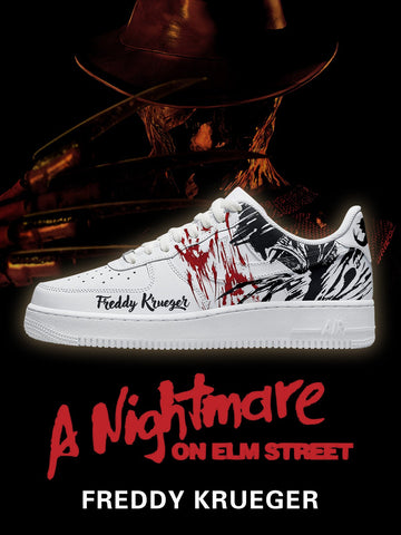 Freddy Krueger V.1 Custom Low-top Sneakers For Horror Fans