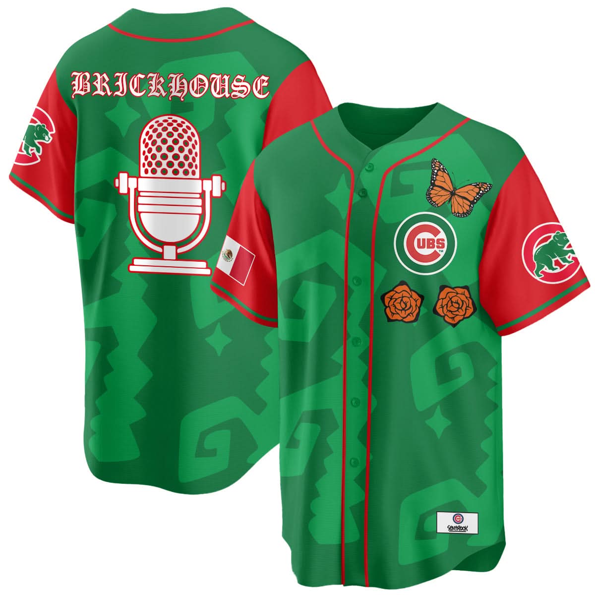 Chicago Cubs "Xicago" Mexican Heritage Jersey - Stitched-Cuztomshoes