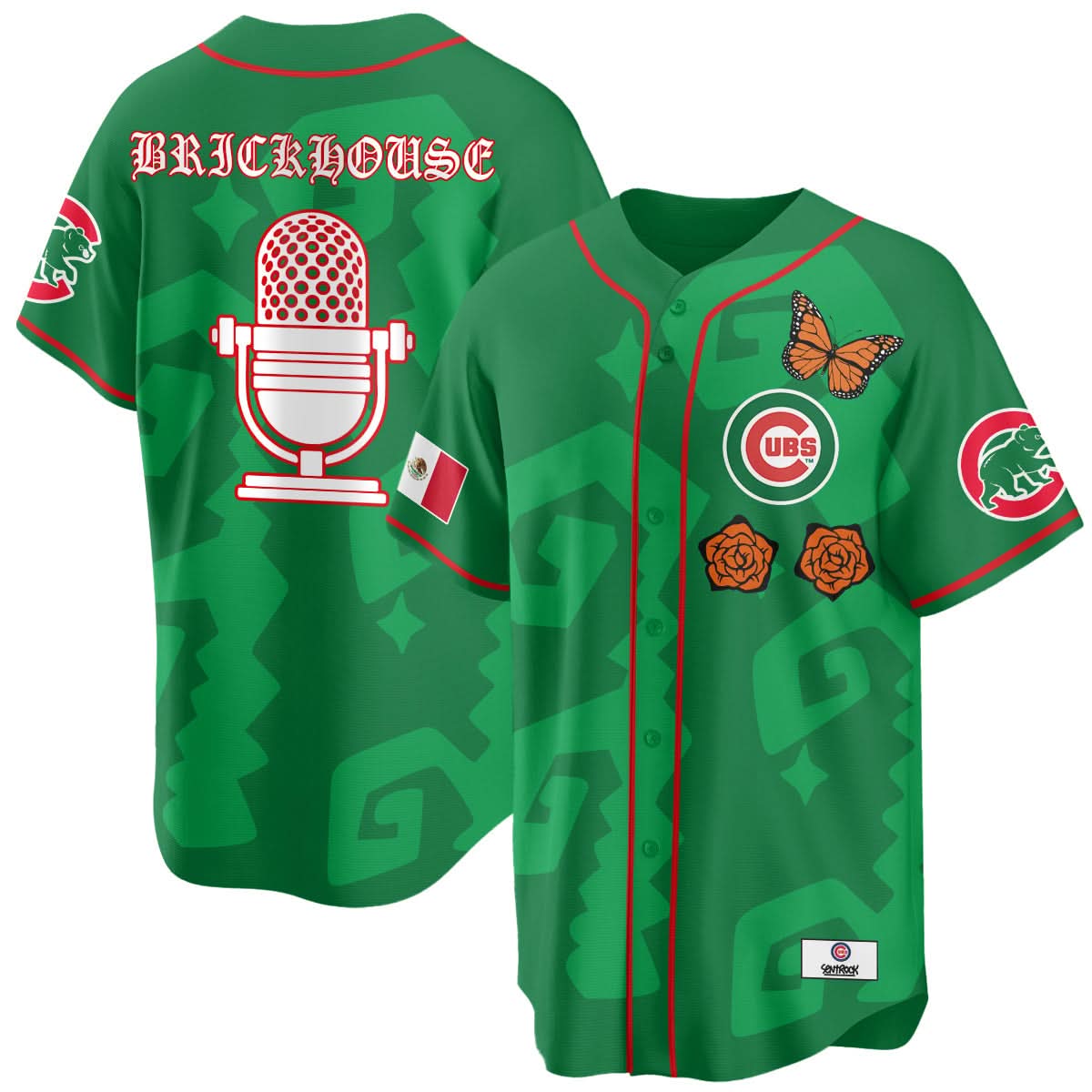 Chicago Cubs "Xicago" Mexican Heritage Jersey - Stitched-Cuztomshoes