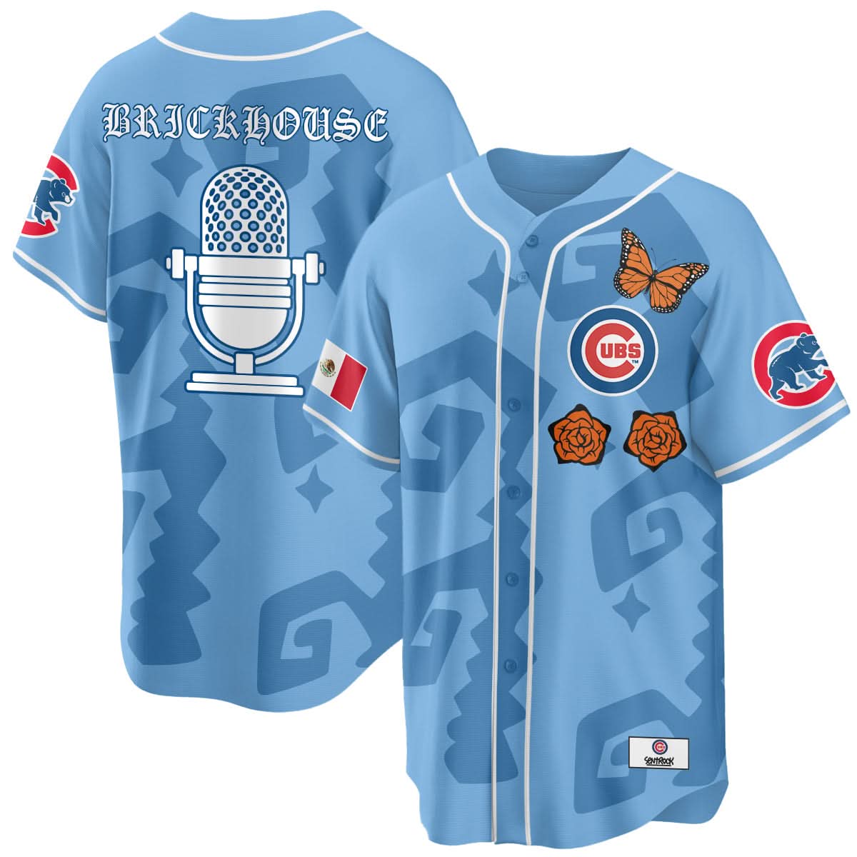 Chicago Cubs "Xicago" Mexican Heritage Jersey - Stitched-Cuztomshoes