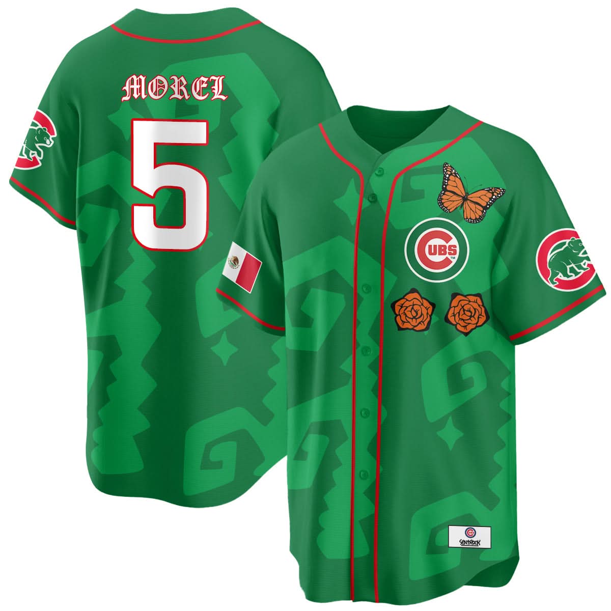 Chicago Cubs "Xicago" Mexican Heritage Jersey - Stitched-Cuztomshoes
