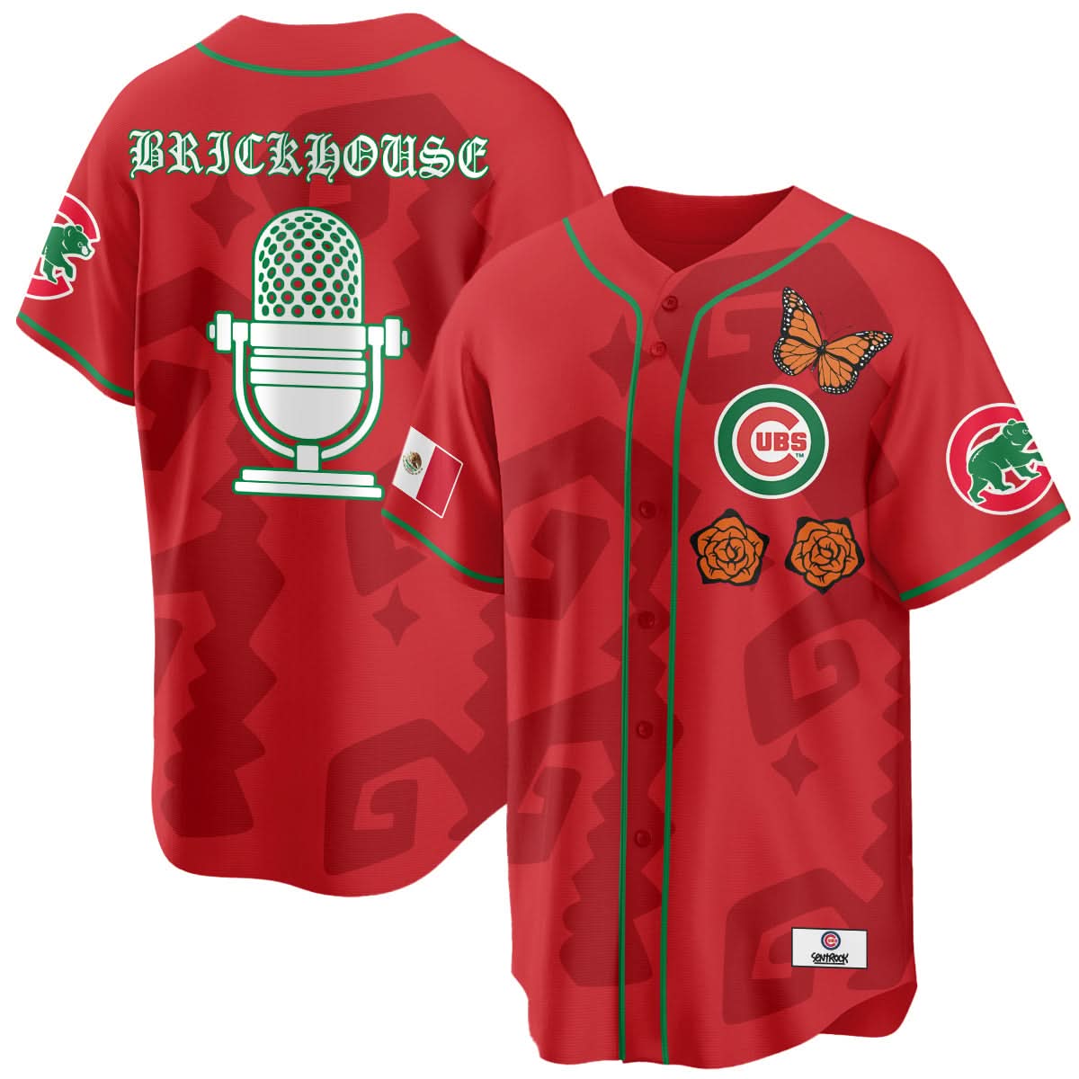 Chicago Cubs "Xicago" Mexican Heritage Jersey - Stitched-Cuztomshoes