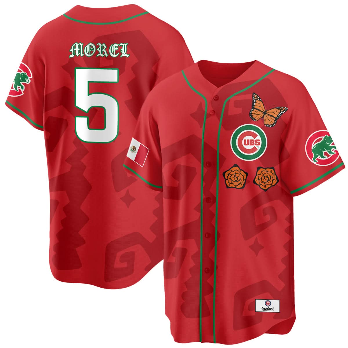 Chicago Cubs "Xicago" Mexican Heritage Jersey - Stitched-Cuztomshoes