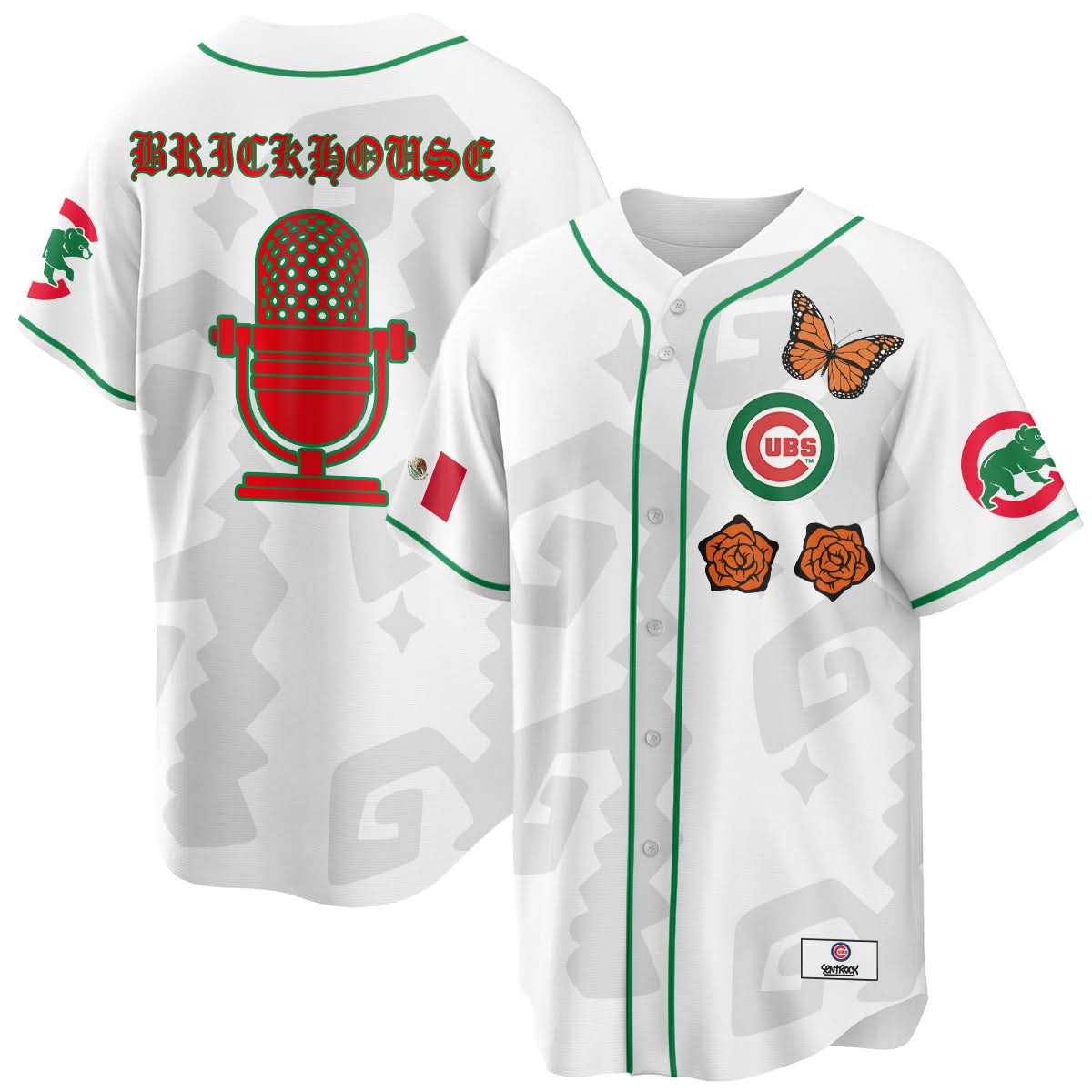Chicago Cubs "Xicago" Mexican Heritage Jersey - Stitched-Cuztomshoes