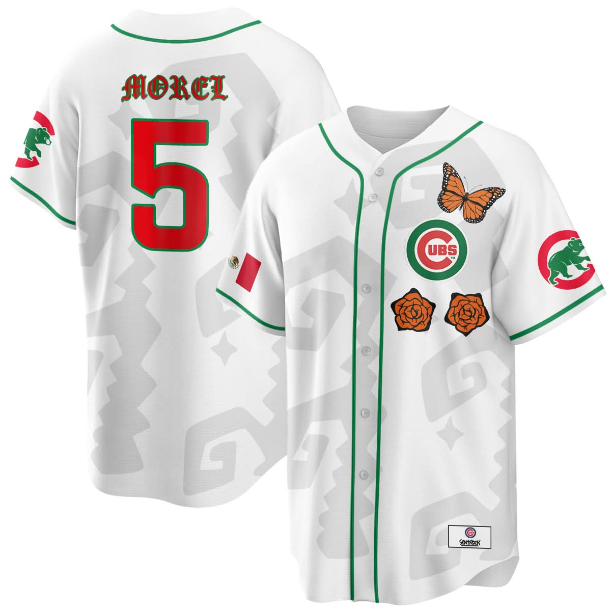 Chicago Cubs "Xicago" Mexican Heritage Jersey - Stitched-Cuztomshoes