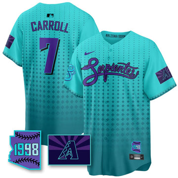 Arizona Diamondbacks Purple for Second Serpientes City Connect Jersey - Stitched