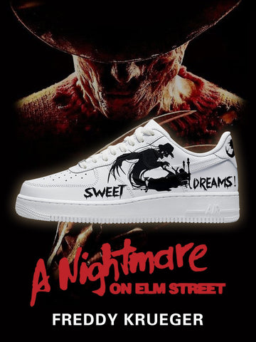 Freddy Krueger V.3 Custom Low-top Sneakers For Horror Fans