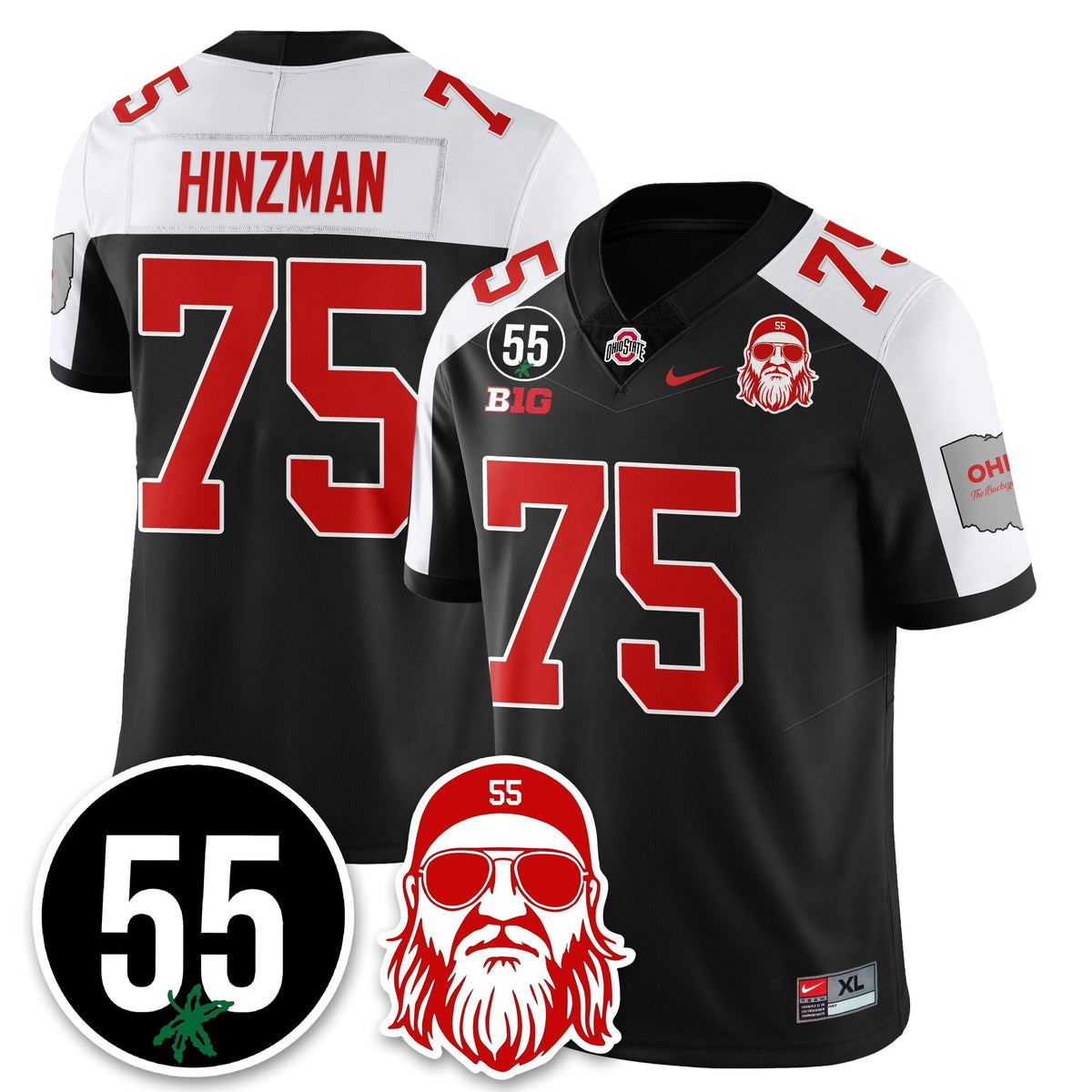 Ohio State Buckeyes Vapor Limited Jersey - Nick Mangold Patch