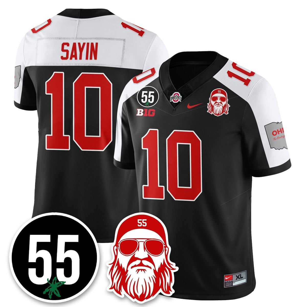 Ohio State Buckeyes Vapor Limited Jersey - Nick Mangold Patch