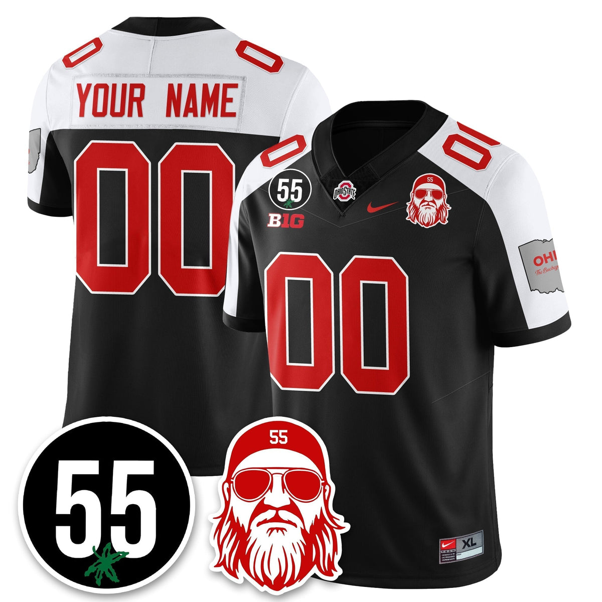 Ohio State Buckeyes Vapor Limited Jersey - Nick Mangold Patch