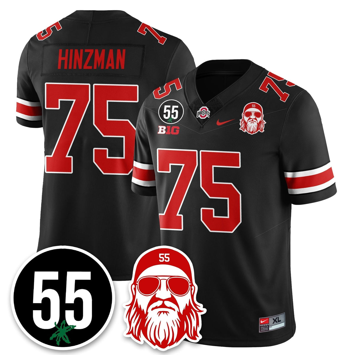 Ohio State Buckeyes Vapor Limited Jersey - Nick Mangold Patch