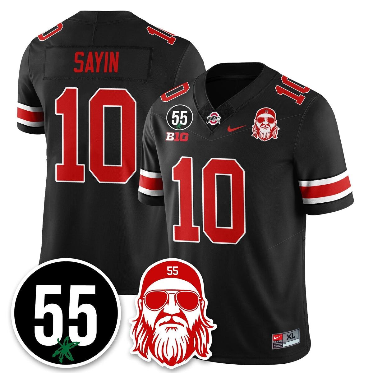 Ohio State Buckeyes Vapor Limited Jersey - Nick Mangold Patch