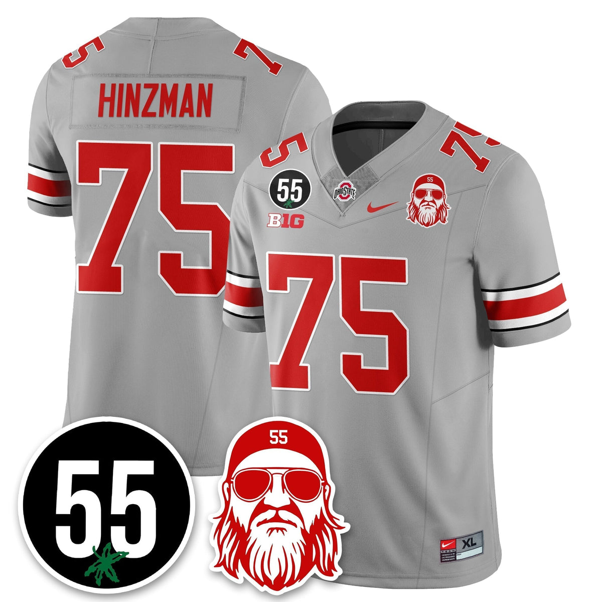 Ohio State Buckeyes Vapor Limited Jersey - Nick Mangold Patch