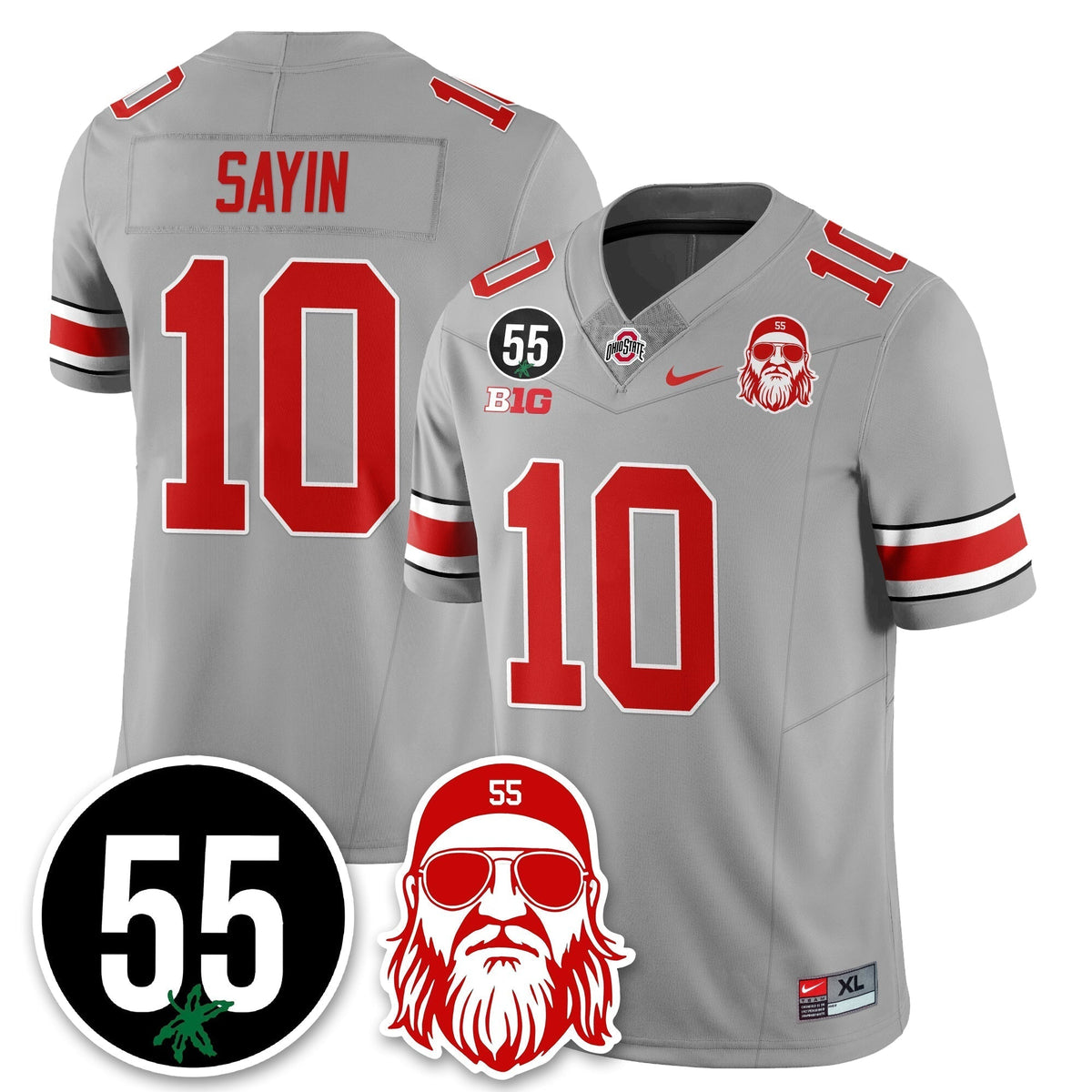 Ohio State Buckeyes Vapor Limited Jersey - Nick Mangold Patch