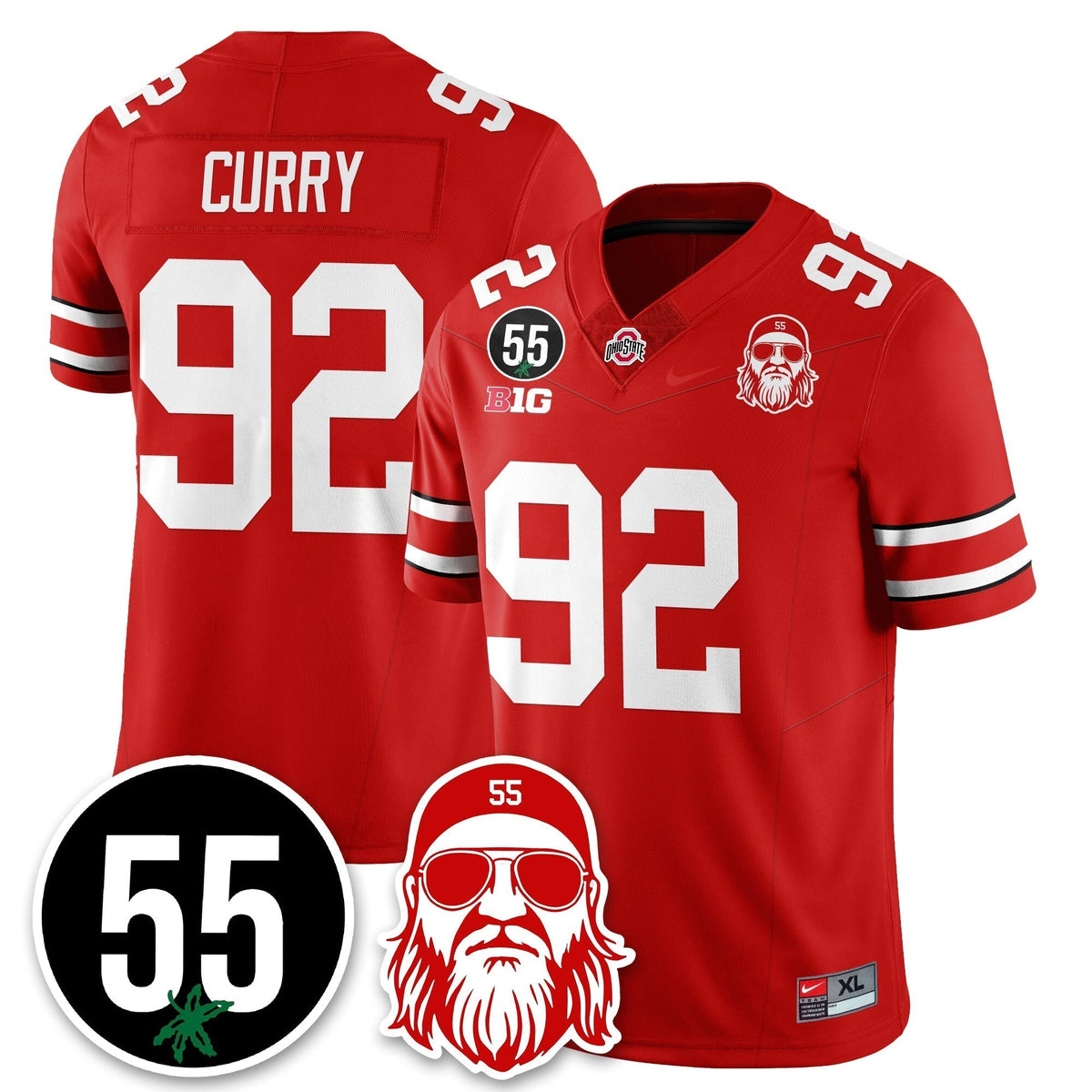 Ohio State Buckeyes Vapor Limited Jersey - Nick Mangold Patch
