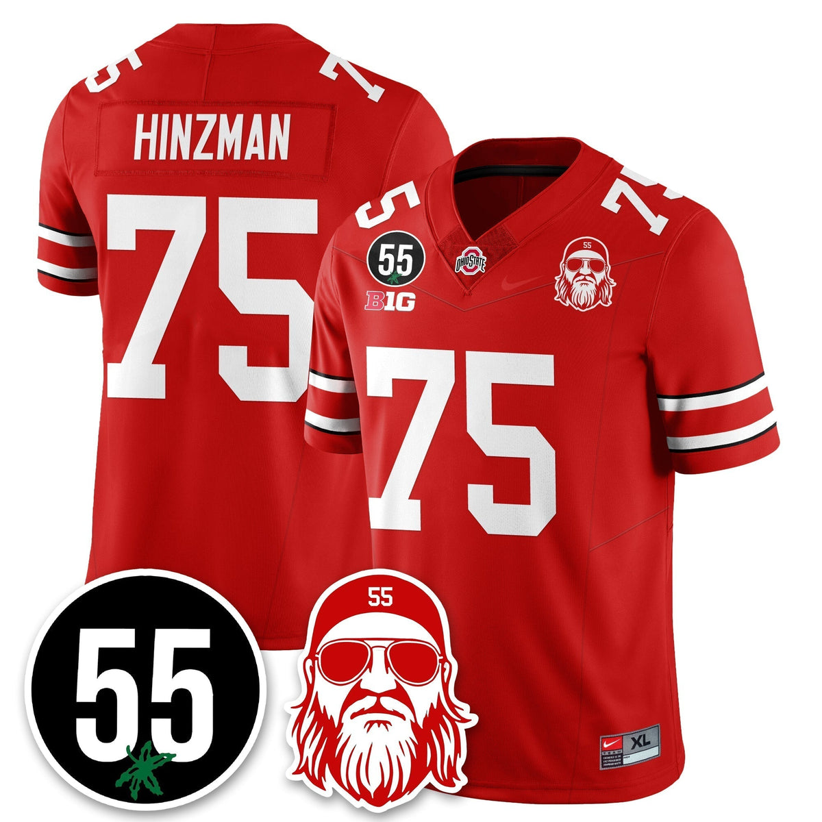Ohio State Buckeyes Vapor Limited Jersey - Nick Mangold Patch