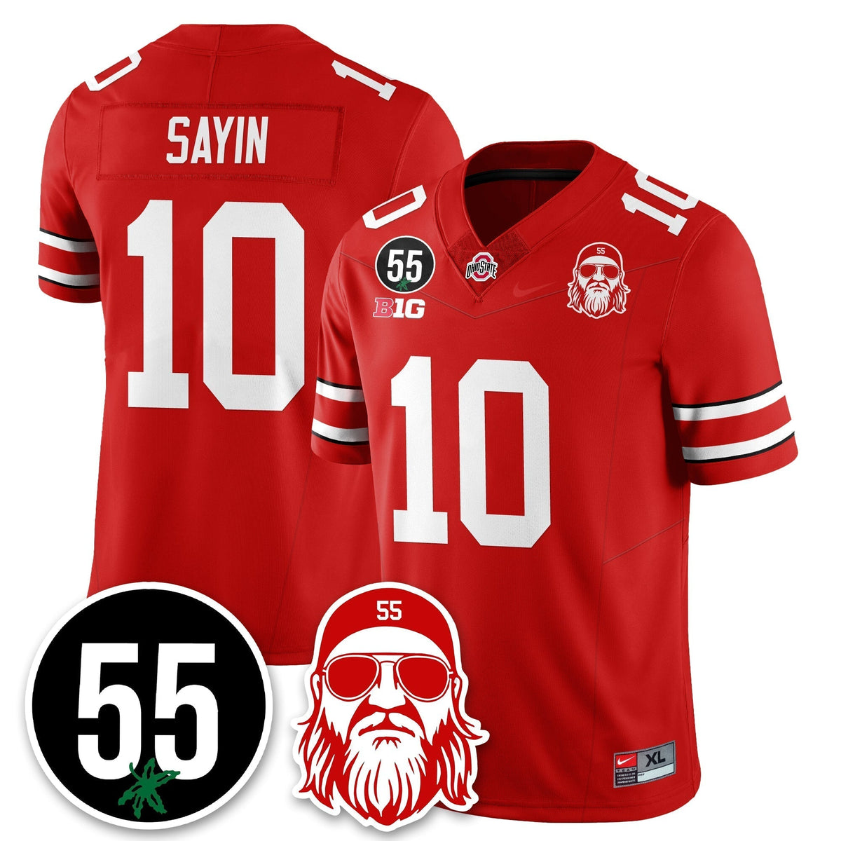 Ohio State Buckeyes Vapor Limited Jersey - Nick Mangold Patch
