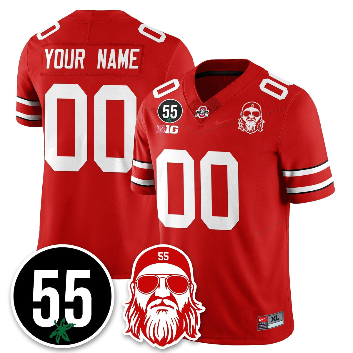 Ohio State Buckeyes Vapor Limited Jersey - Nick Mangold Patch