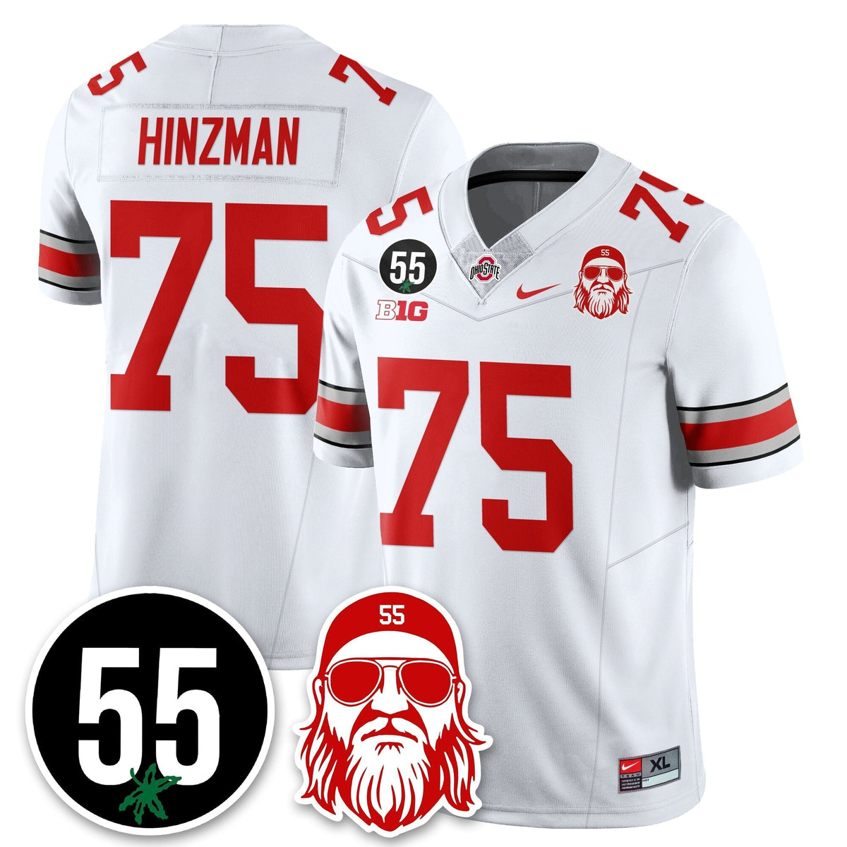 Ohio State Buckeyes Vapor Limited Jersey - Nick Mangold Patch