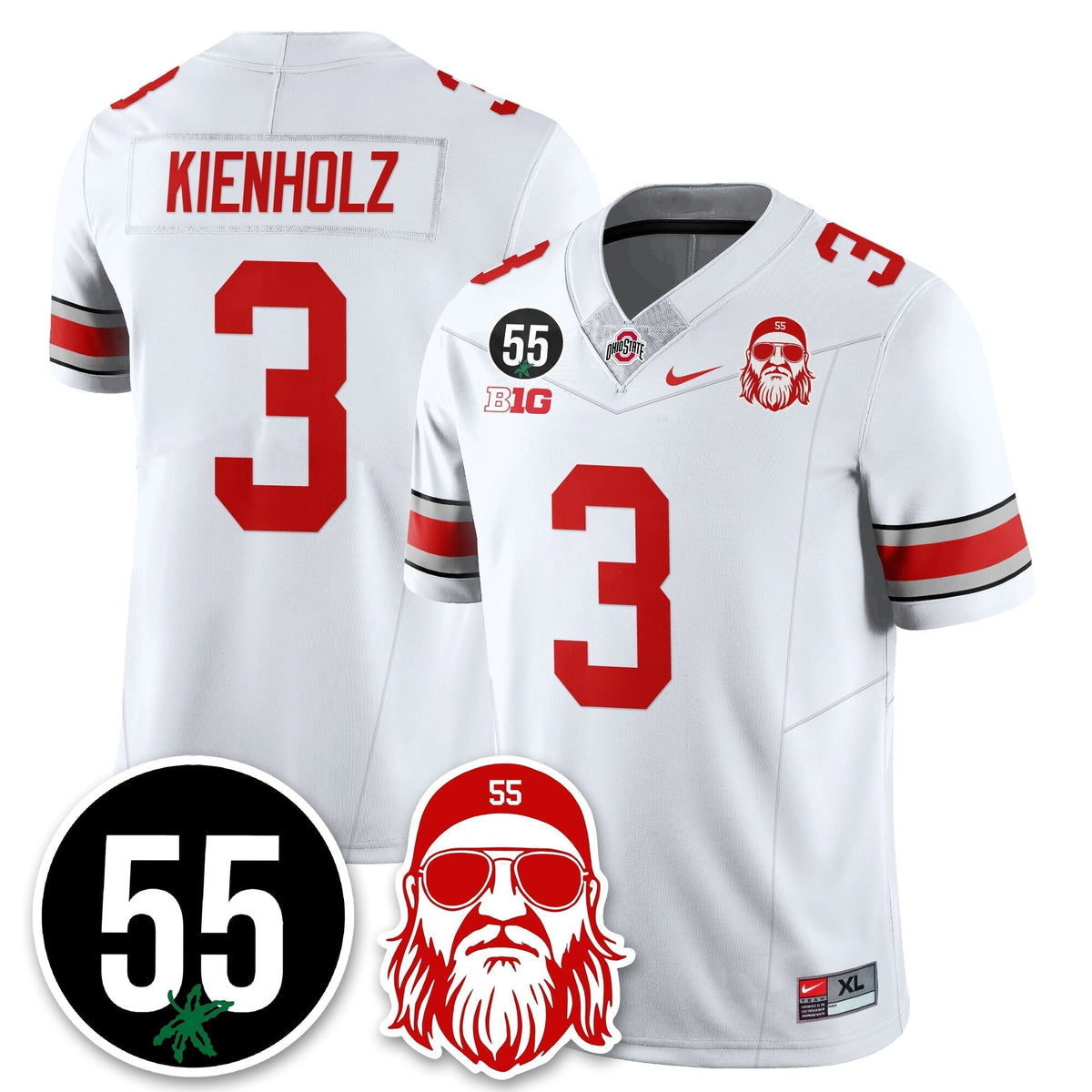 Ohio State Buckeyes Vapor Limited Jersey - Nick Mangold Patch