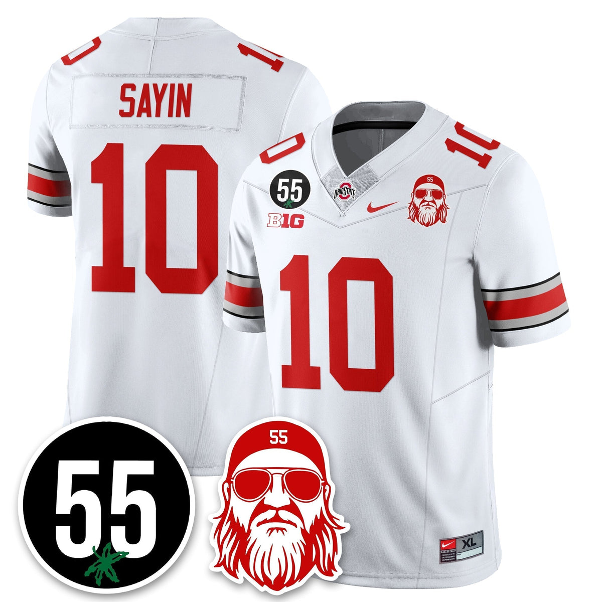 Ohio State Buckeyes Vapor Limited Jersey - Nick Mangold Patch