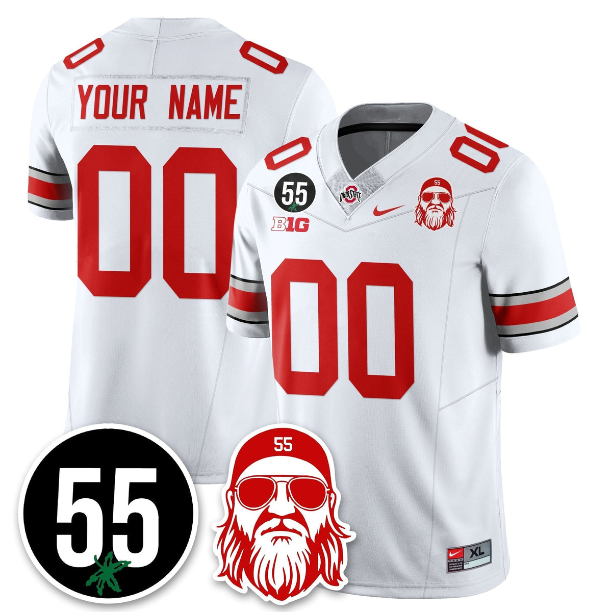 Ohio State Buckeyes Vapor Limited Jersey - Nick Mangold Patch