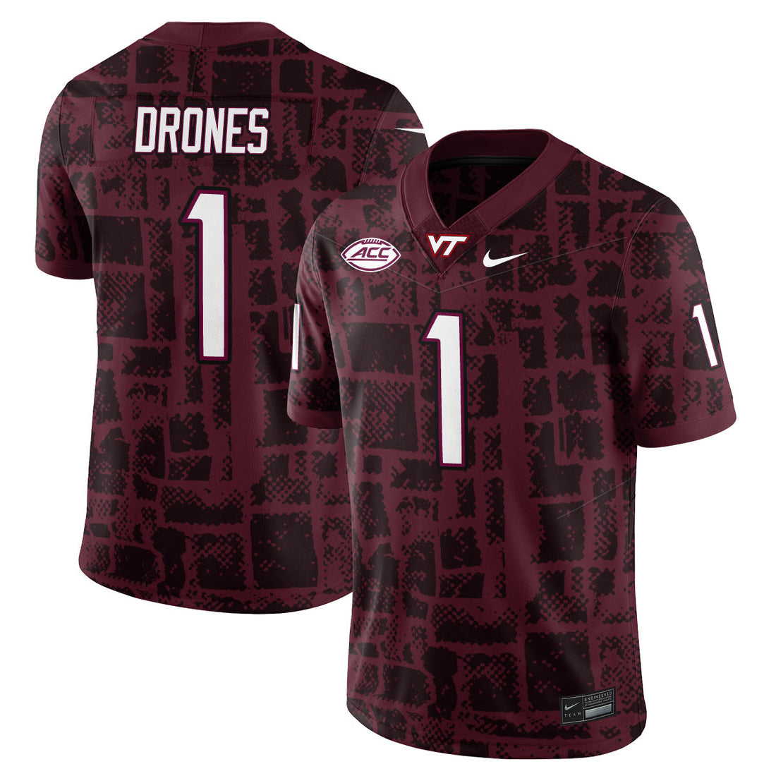 Virginia Tech Football Vapor Limited Jersey - Stitched-Cuztomshoes