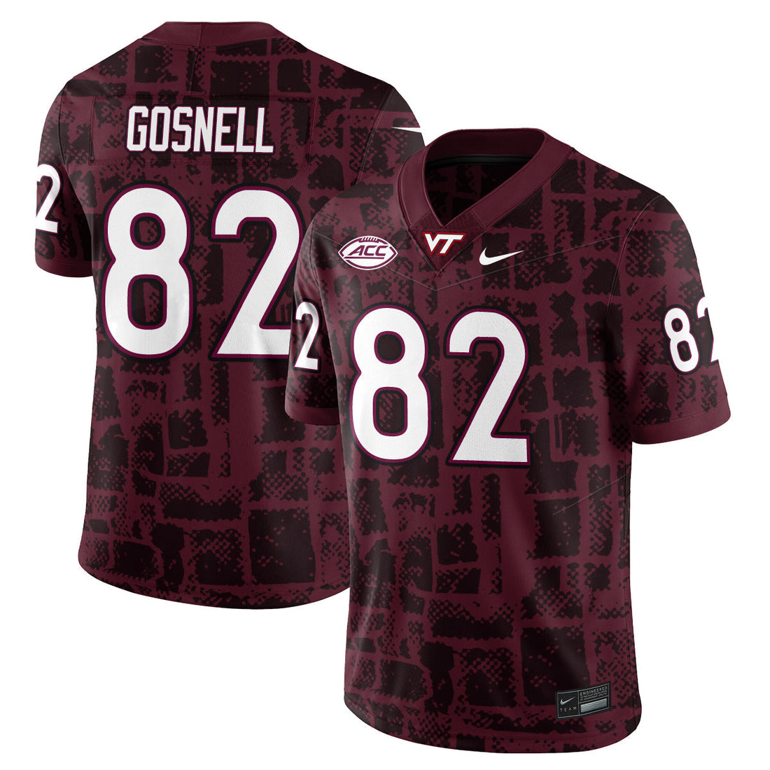 Virginia Tech Football Vapor Limited Jersey - Stitched-Cuztomshoes