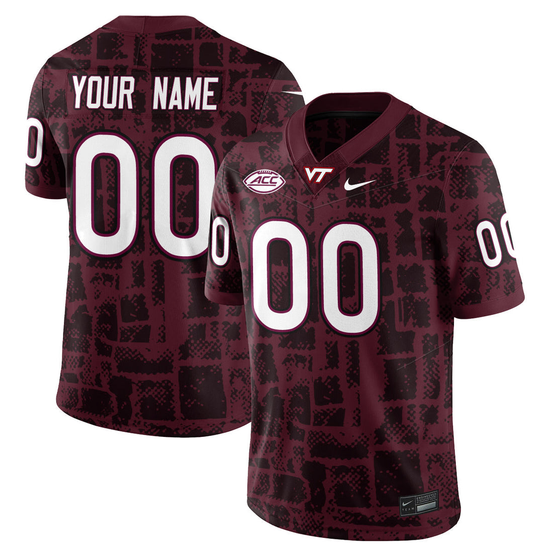 Virginia Tech Football Vapor Limited Custom Jersey - Stitched-Cuztomshoes