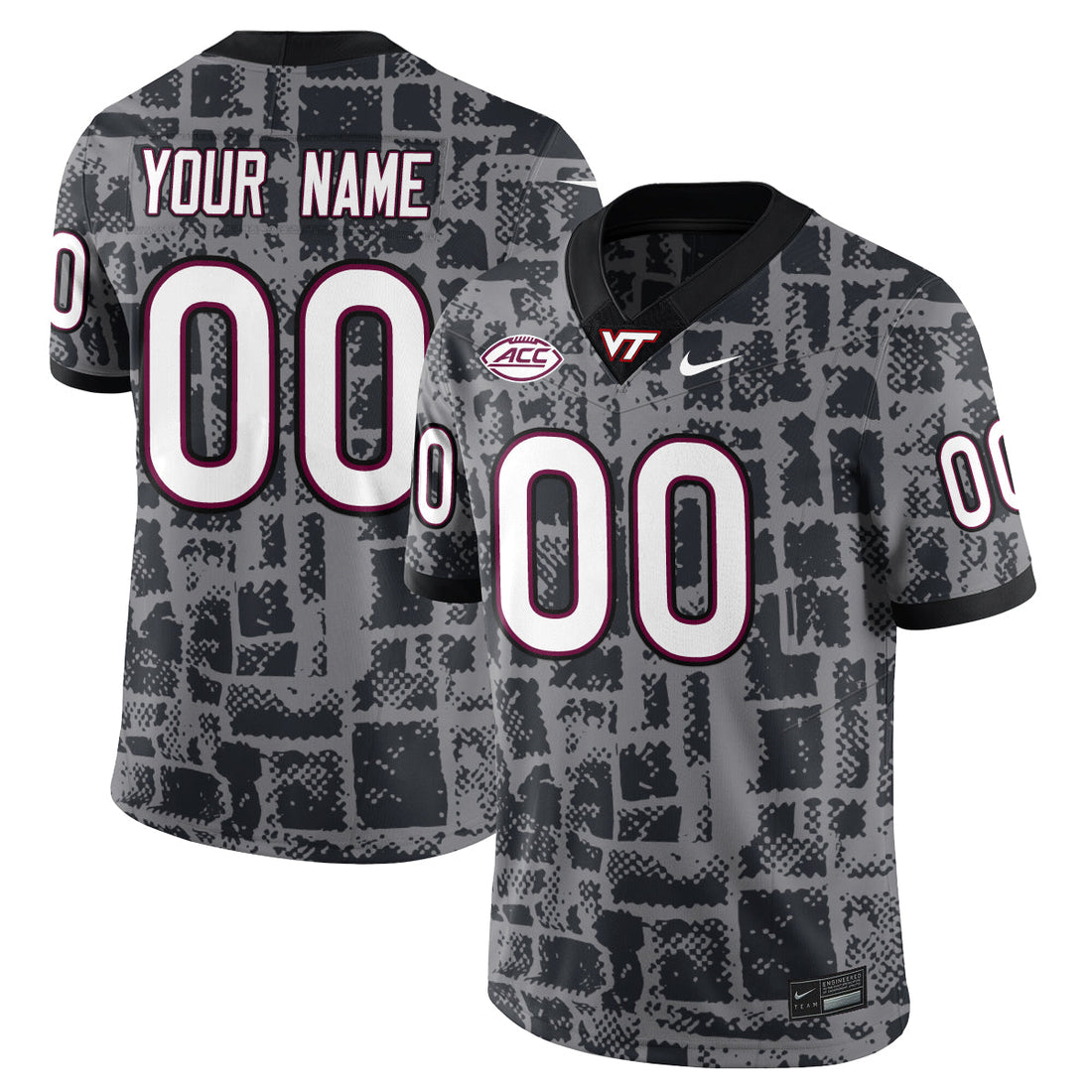 Virginia Tech Football Vapor Limited Custom Jersey - Stitched-Cuztomshoes