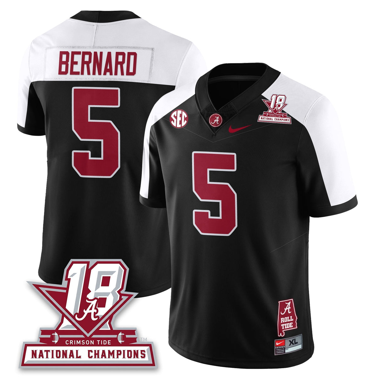 Alabama Crimson Tide 18x-Time National Champions Vapor Limited Jersey